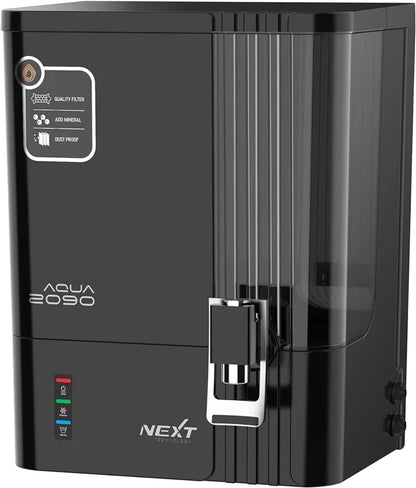 Aqua 2090 NXT Ultrasaver 7-Stage Water Purifier | Upto 40% Water Savings | RO Tech | Taste Enhancer| Suitable for Borewell, muncipal Water | 1 YEAR WARRANTY (RO+COPPER+ALKALINE+UV+TDS CONTROLLER) 