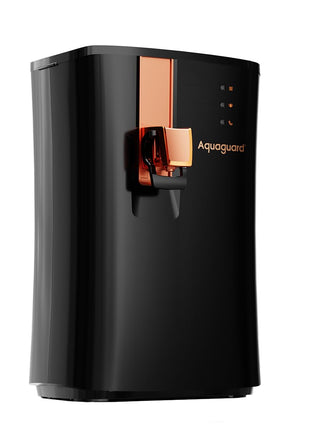 Aquaguard Ritz Stainless Steel Tank, 9-Stage RO+UV+Active Copper Tech Water Purifier | Up to 60% Water Savings | Taste Adjuster | Suitable for Tanker, Borewell & Municipal Water 