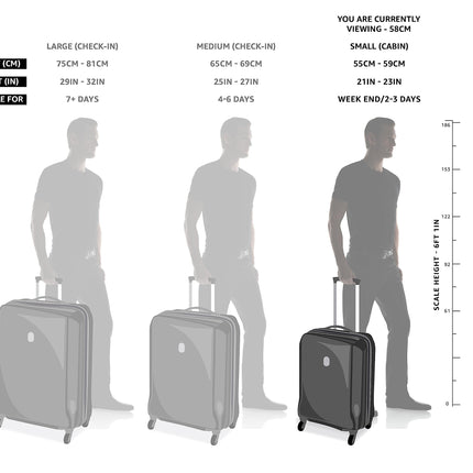 Aristocrat Baleno 58 Cms Polyester Soft Sided Cabin Sise 4 Spinner Wheels Trolley Bag - Blue 
