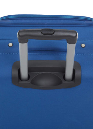 Aristocrat Baleno Set of 2 ( Small + Medium ) Blue Softsided Trolleys 