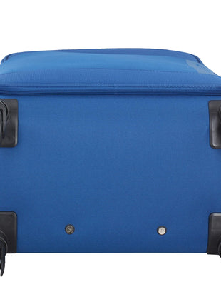 Aristocrat Baleno Set of 2 ( Small + Medium ) Blue Softsided Trolleys 