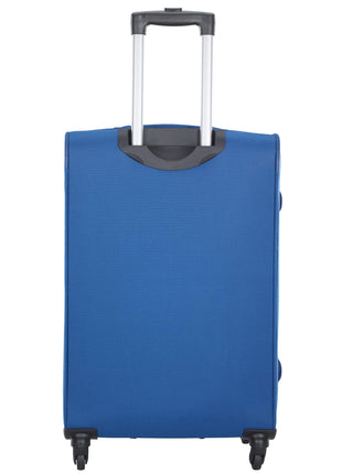 Aristocrat Baleno Set of 2 ( Small + Medium ) Blue Softsided Trolleys 