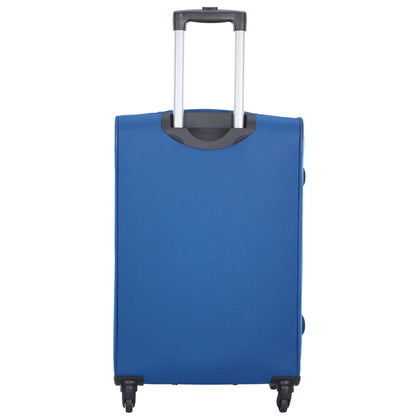Aristocrat Baleno Set of 2 ( Small + Medium ) Blue Softsided Trolleys 