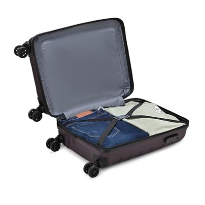 Aristocrat Liberty Cabin (Carry-On) Trolley Bag, 58Cm | Combination Lock | 8 Wheels | 5 Years International Warranty | New Saddle Brown 