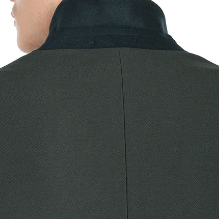 Arrow Men Dark Green Single Breasted Solid Formal Blazer 