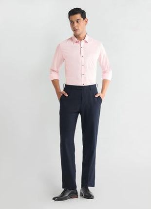 Arrow Men's Slim Fit Shirt (ARMYOSH0137_Pink 