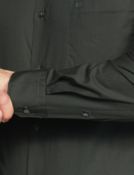 Arrow Men's Solid Slim Fit Shirt 