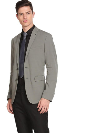 Arrow Men's Tailored Regular Fit Seersucker Blazer (ARAFBZ5067_Sage Green 