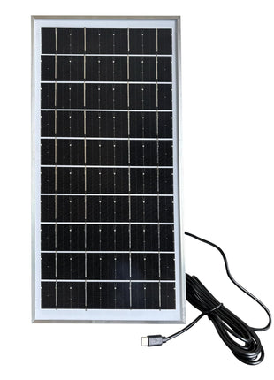 Artifax Mini Solar Panel 5V 8W – High‑Efficiency Monocrystalline with Type‑C Charging Cable, Compatible Fan, Power Banks, Small Devices, Camping & Outdoor Charging 
