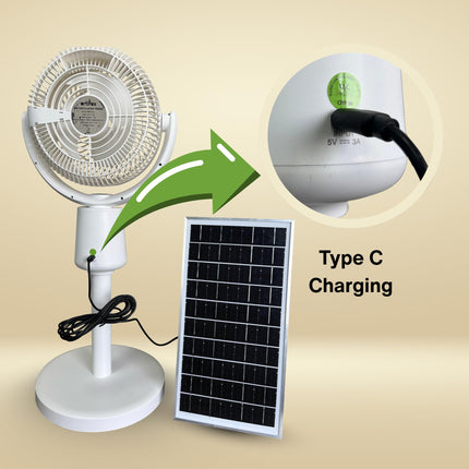 Artifax Mini Solar Panel 5V 8W – High‑Efficiency Monocrystalline with Type‑C Charging Cable, Compatible Fan, Power Banks, Small Devices, Camping & Outdoor Charging 