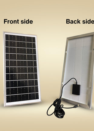 Artifax Mini Solar Panel 5V 8W – High‑Efficiency Monocrystalline with Type‑C Charging Cable, Compatible Fan, Power Banks, Small Devices, Camping & Outdoor Charging 