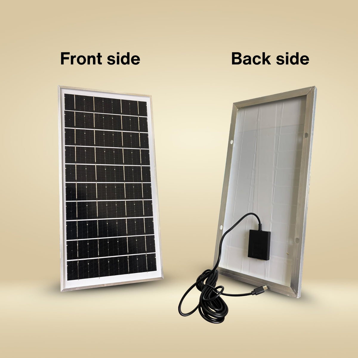 Artifax Mini Solar Panel 5V 8W – High‑Efficiency Monocrystalline with Type‑C Charging Cable, Compatible Fan, Power Banks, Small Devices, Camping & Outdoor Charging 