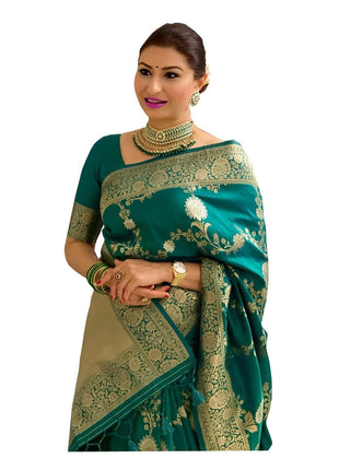 Avantika Fashion Women's Kanjivaram Soft Silk Banarasi Sarees With Blouse Piece 