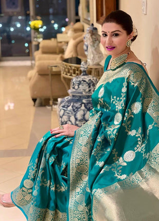 Avantika Fashion Women's Kanjivaram Soft Silk Banarasi Sarees With Blouse Piece 