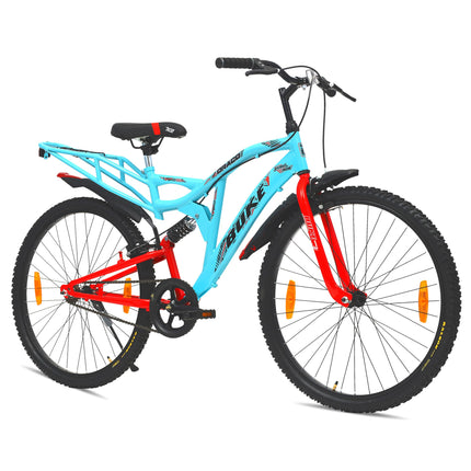 Avon Buke Draco 26T MTB Bicycles for Men |Frame Size: 18.5 Inches|Wheel Size: 26 Inches|Short Bent Handle Bars|Rigid Fork with Caliper Break with Centre Frame/Steel Rim(Matt Glossy Sky Blue) 