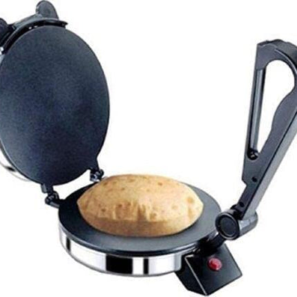 BAJAJ VACCO® Electric Go-Ezzee Chapati/Roti/Khakhra Maker C-02 Wattage 900, Stainless Steel, Black 