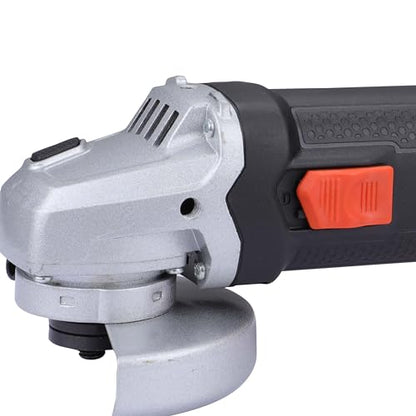 BLACK+DECKER G720R-IN,820 Watts, 4 inch (100mm), Angle Grinder (Corded) for Grinding, Polishing and Cutting with Spindle Lock and Slide Switch, 1 Year Warranty (SIDE HANDLE INCLUDED) 