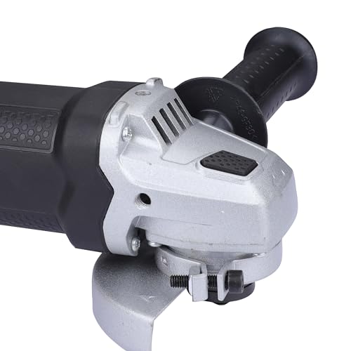 BLACK+DECKER G720R-IN,820 Watts, 4 inch (100mm), Angle Grinder (Corded) for Grinding, Polishing and Cutting with Spindle Lock and Slide Switch, 1 Year Warranty (SIDE HANDLE INCLUDED) 