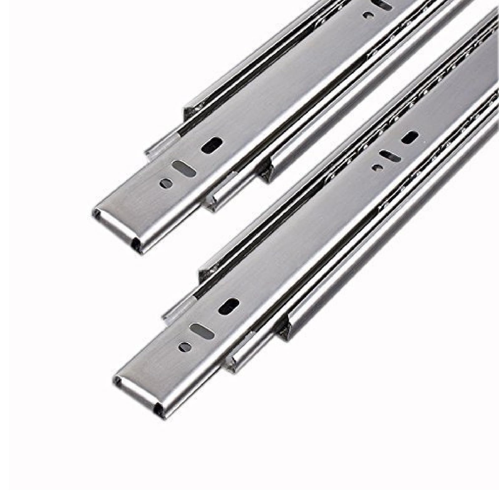 BLOO BASKET 202 Stainless Steel Modular Kitchen Basket Rectangular Sheet Perforated Size 4" / 6" / 8" Plain Set of 3(WITH CHANNEL, 19 INCH WIDTH * 20 INCH DEPTH) 