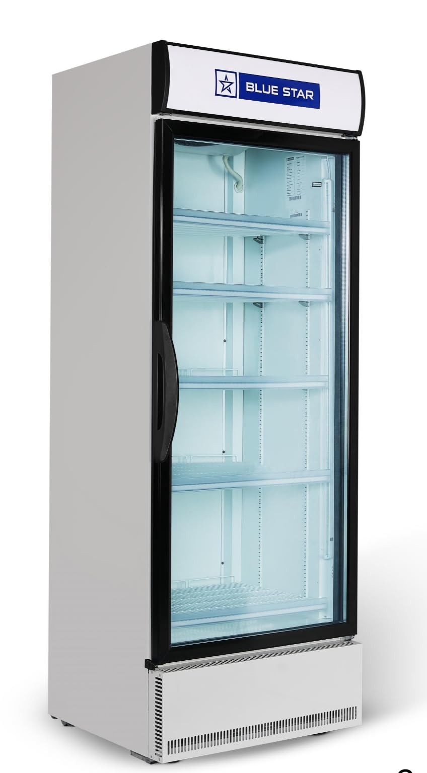BLUE STAR SC650F 595 Liters Single Door Visi Cooler or Glass door Commercial Refrigerator 