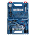 BOSCH GSB 600 Corded Electric Impact Drill, 100Pcs Accessory Set | 600 W Motor | Speed of 3000 RPM | Rated Torque of 1.4 Nm | Impact rate of 48000 BPM | Double Insulation | 1 Year Warranty 