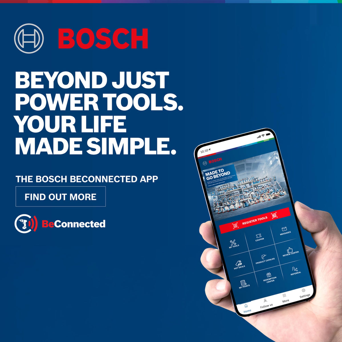 BOSCH GSB 600 Corded Electric Impact Drill, 100Pcs Accessory Set | 600 W Motor | Speed of 3000 RPM | Rated Torque of 1.4 Nm | Impact rate of 48000 BPM | Double Insulation | 1 Year Warranty 