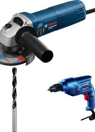 BOSCH Professional GWS 600 Angle Grinder - 670W, 100mm, M10, Multipurpose, 1 Year Warranty (Blue) 