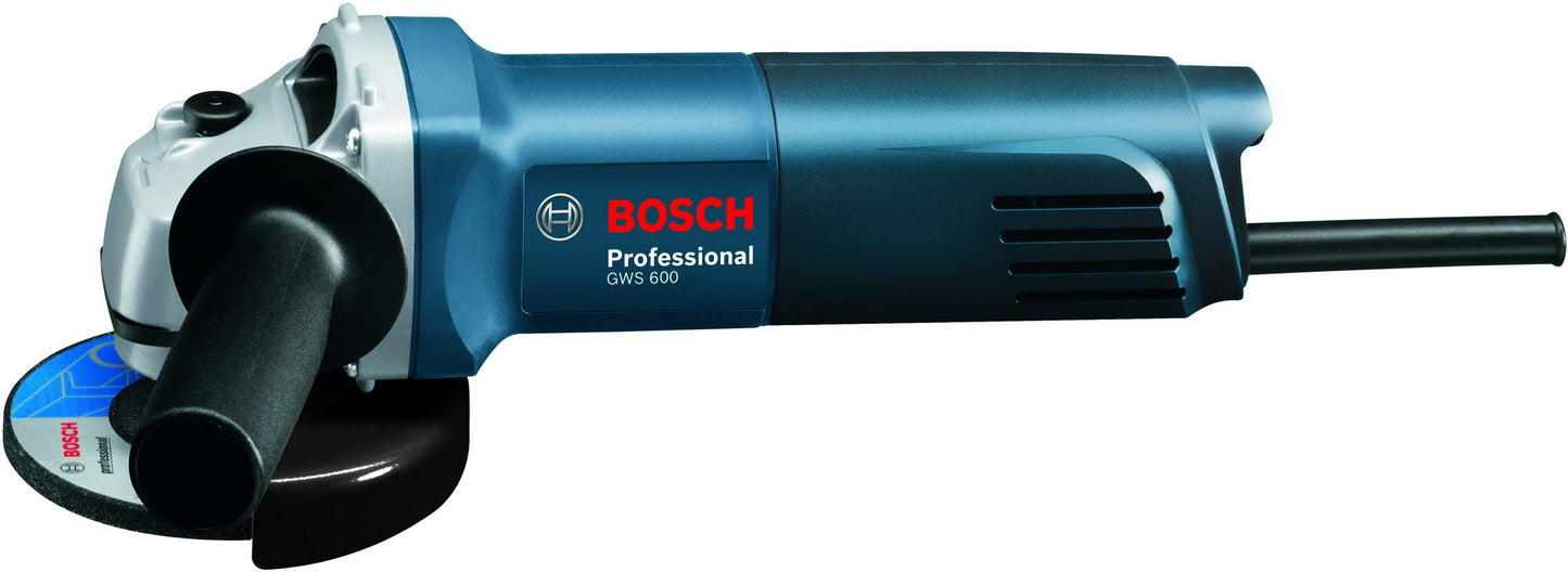 BOSCH Professional GWS 600 Angle Grinder - 670W, 100mm, M10, Multipurpose, 1 Year Warranty (Blue) 