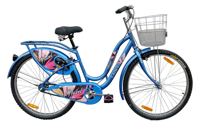 BSA Ladybird Ladies Cycle in 26T Wheel Size with Integrated Carrier for Age Group 12+ Years 