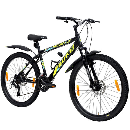 BUKE Avon Scoot 26T Multi Speed 7GEAR Black Cycle for Boys 26 T Mountain Cycle,Rigid,45 cm 