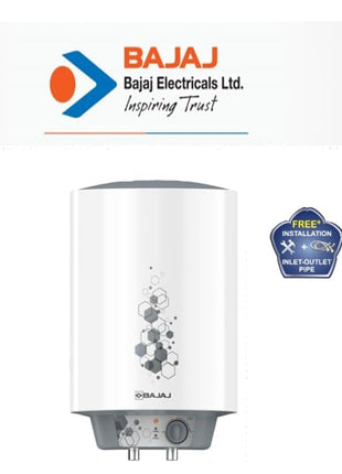 Bajaj 10 Litre Astor Water Geyser | Vertical Storage Water Heater with Glasslined Tank, BEE 5 Star, High Pressure Withstanding, Elegant Design 