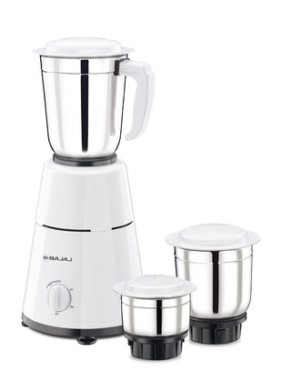 Bajaj 500 Watt GX-1 Mixer Grinder with 3 Jars- white 