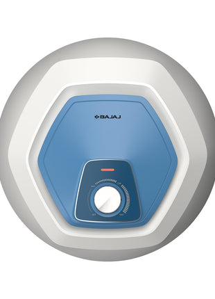 Bajaj Armour series Contempo 10L Storage Water Heater For Home|5 Star Rated Geyser For Bathroom|20% More Hot Water*|Thermostat Knob|Shock Resistant & Rust Proof|Child Safety Mode|4-Yr Warranty|White 