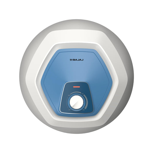 Bajaj Armour series Contempo 10L Storage Water Heater For Home|5 Star Rated Geyser For Bathroom|20% More Hot Water*|Thermostat Knob|Shock Resistant & Rust Proof|Child Safety Mode|4-Yr Warranty|White 