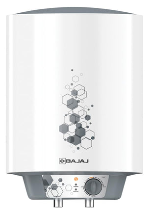 Bajaj Astor 10 Ltr Storage Water Heater | Water Heating With Swirl Flow Technology | Child Safety Mode | Inner Tank With 10 Years Warranty | Free Installation 【Grey & White】 