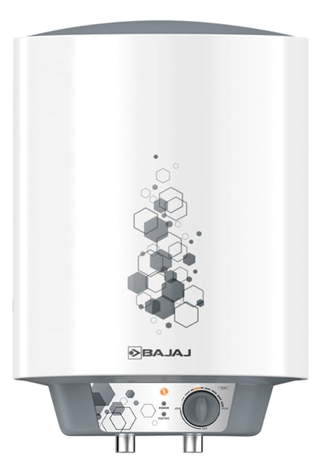 Bajaj Astor 10 Ltr Storage Water Heater | Water Heating With Swirl Flow Technology | Child Safety Mode | Inner Tank With 10 Years Warranty | Free Installation 【Grey & White】 