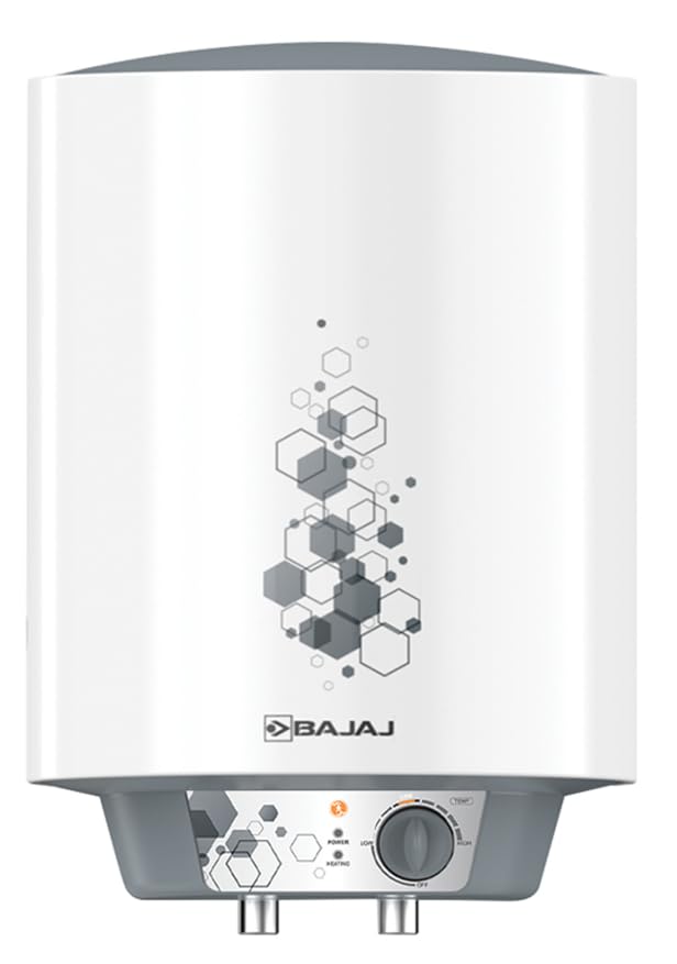 Bajaj Astor 10 Ltr Storage Water Heater | Water Heating With Swirl Flow Technology | Child Safety Mode | Inner Tank With 10 Years Warranty | Free Installation 【Grey & White】 