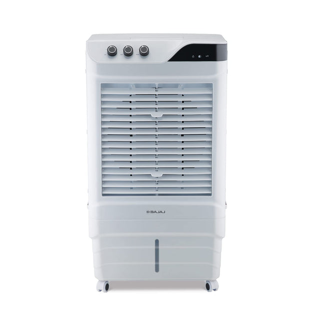Bajaj DMH65 Neo 65L Desert Air Cooler For Home | For Larger Room | Big Ice Chamber | High-Speed | Invertor Compatible | 90Ft Air Throw | 3 Yrs Warranty (1 Yr Standard + 2 Yrs Extended Warranty)【White】 