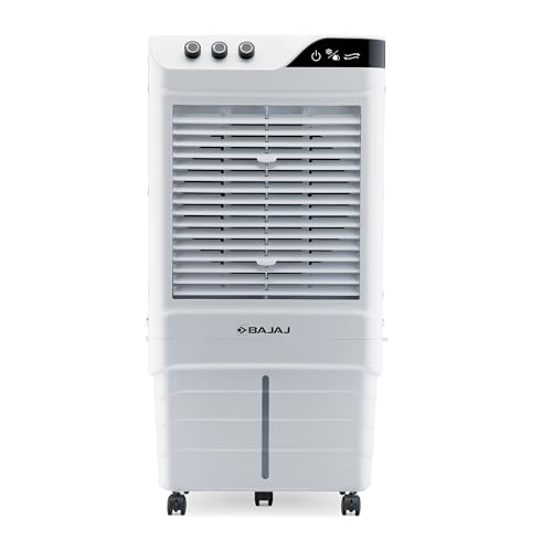 Bajaj DMH90 Neo 90L Desert Air Cooler for Home|For Larger Room|BIG ICE Chamber|Anti-Bacterial Honeycomb Pads|High-Speed |Invertor ready|90Ft Air Throw|3-Yr Product 2-Yr Pump 1-Yr Motor Warranty【White】 