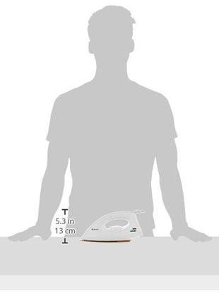Bajaj Dx-7 1000W Dry Iron With Advance Soleplate And Anti-Bacterial German Coating Technology, White, 1000 Watts 