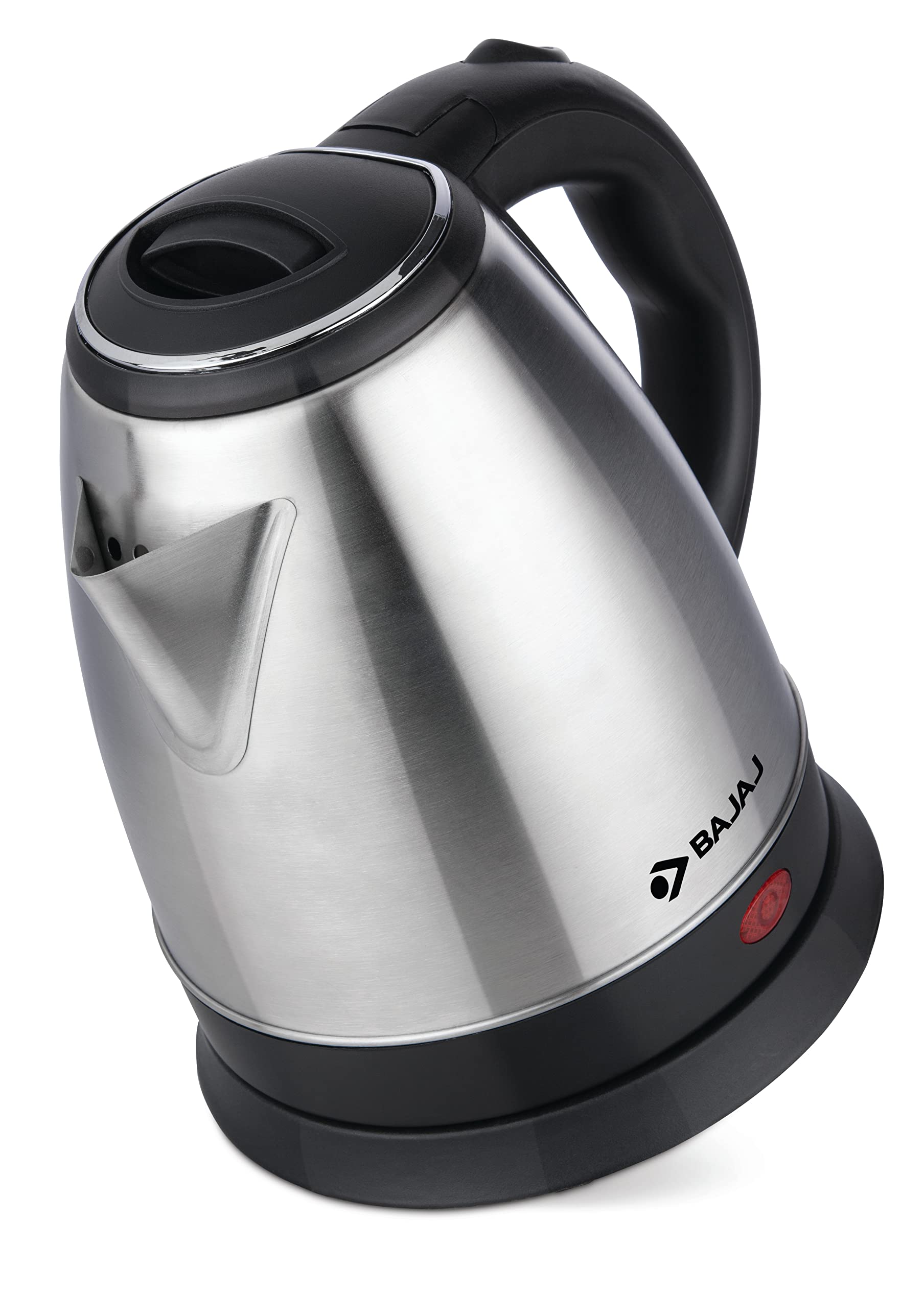 Bajaj KTX 1.5 Litre DLX Electric Kettle |1350W Kettle with Stainless Steel Body | Cordless Operation | Auto Shut-off Mechanism | 2-Yr Warranty | Black 