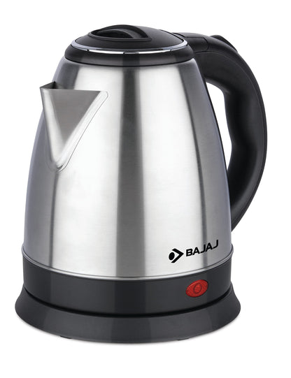 Bajaj KTX 1.5 Litre DLX Electric Kettle |1350W Kettle with Stainless Steel Body | Cordless Operation | Auto Shut-off Mechanism | 2-Yr Warranty | Black 