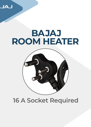 Bajaj Majesty RH 11F Plus Oil Filled Radiator Room Heater with Fan (Black/Golden) - 2500 Watts 