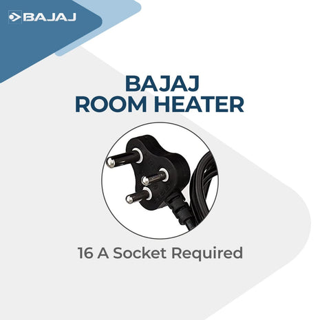 Bajaj Majesty RH 11F Plus Oil Filled Radiator Room Heater with Fan (Black/Golden) - 2500 Watts 