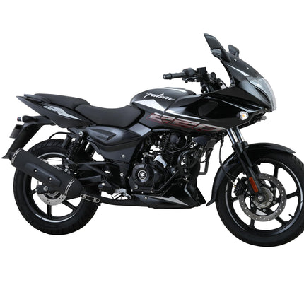Bajaj Pulsar 220 F UG Motorcycle/Bike | Black Silver booking for Ex-Showroom 