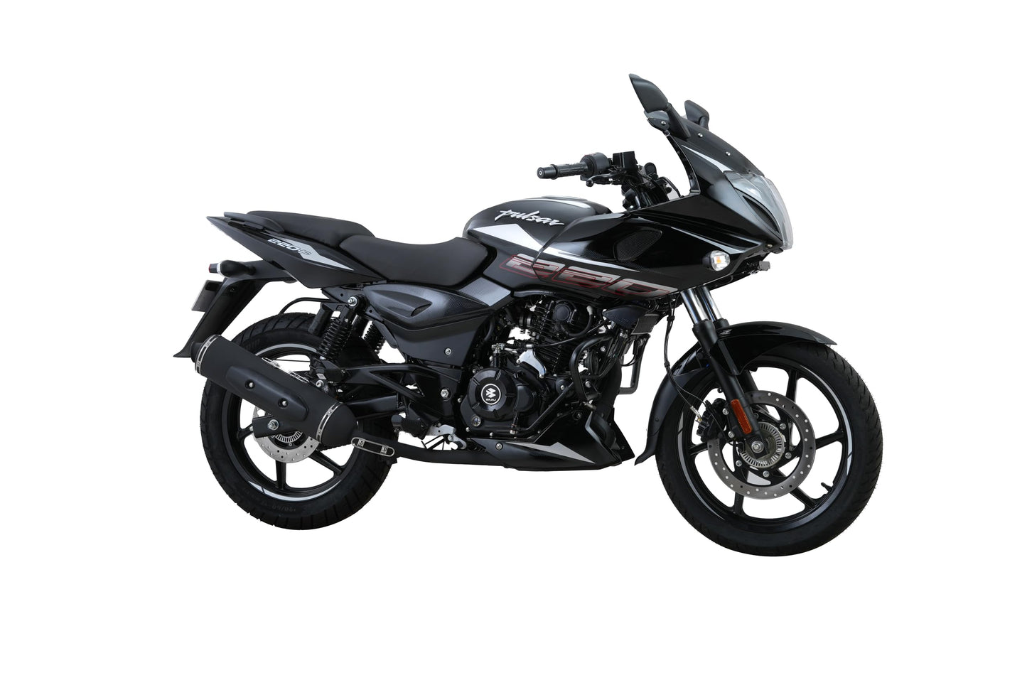 Bajaj Pulsar 220 F UG Motorcycle/Bike | Black Silver booking for Ex-Showroom 