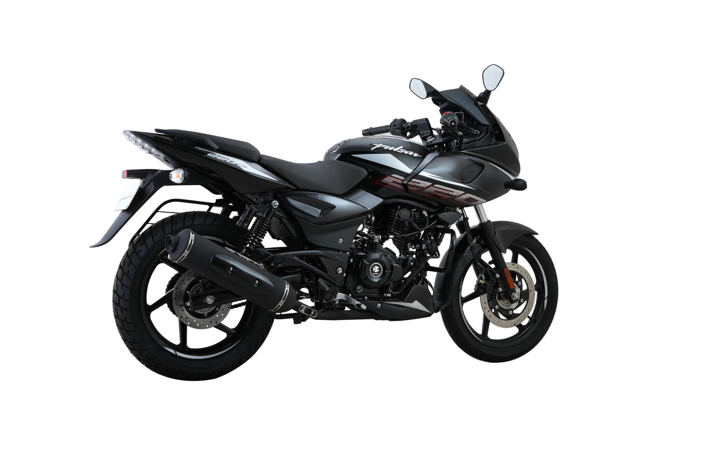 Bajaj Pulsar 220 F UG Motorcycle/Bike | Black Silver booking for Ex-Showroom 