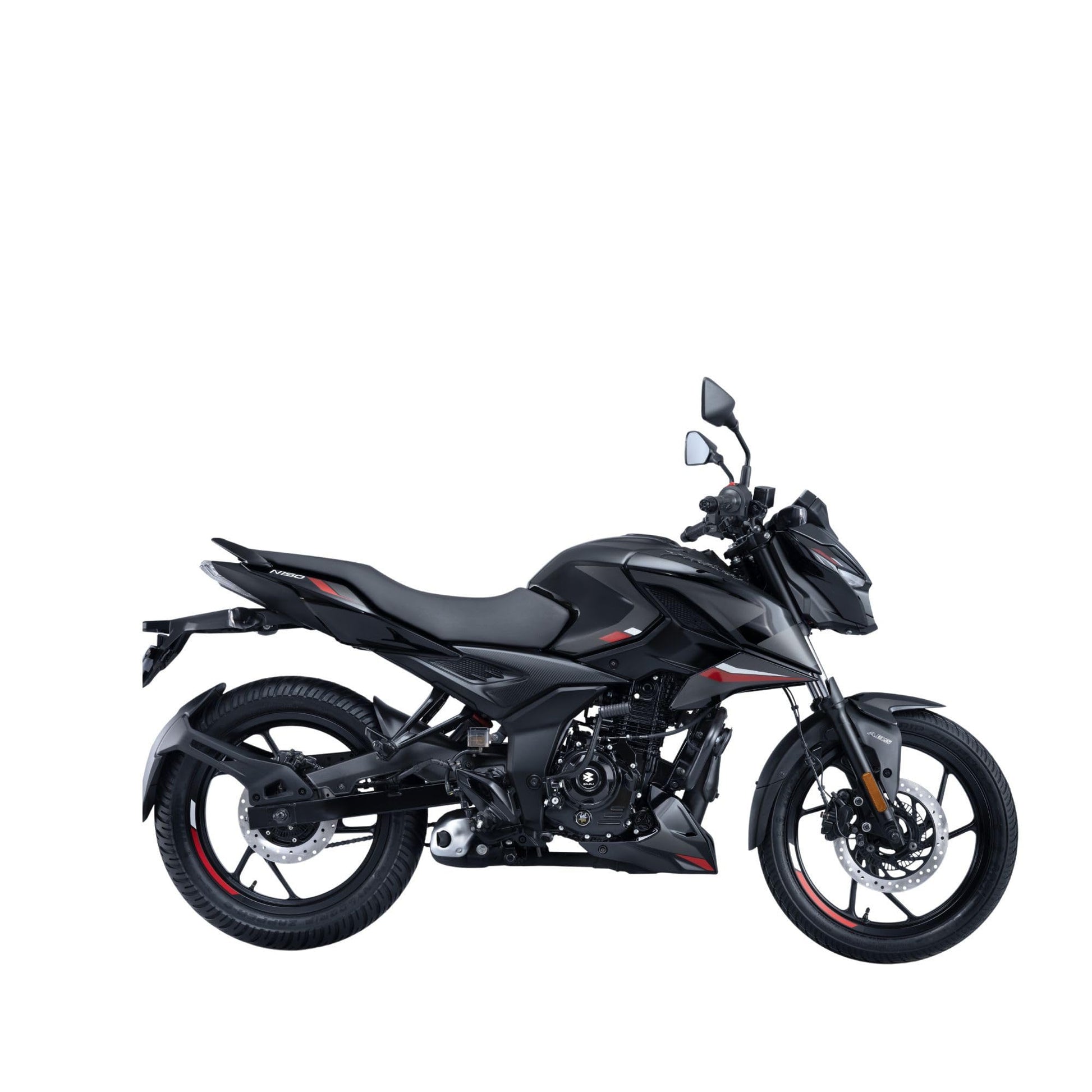 Bajaj Pulsar N 150 TD UG Motorbike/Motorcycle | Ebony Black (Met) booking for Ex-Showroom 