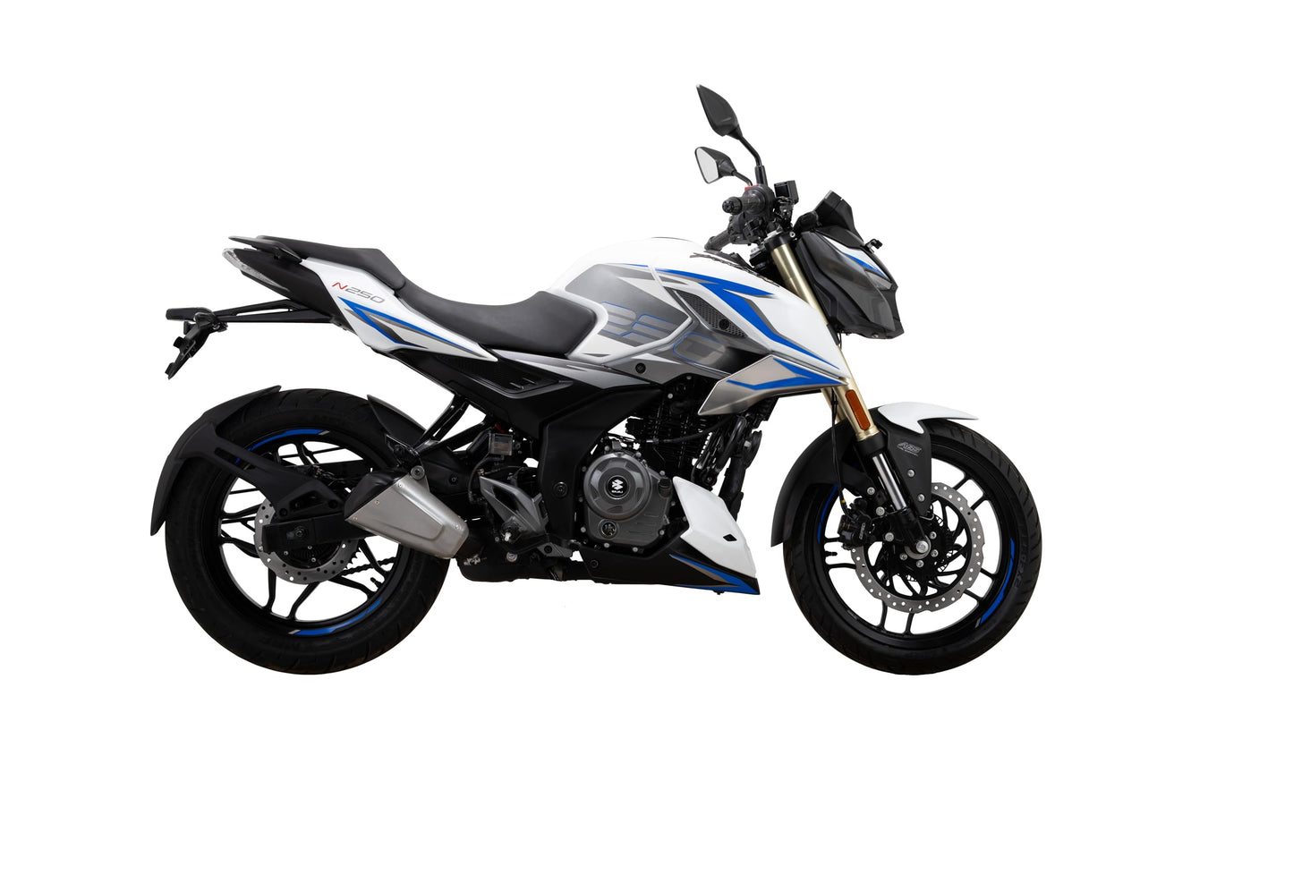 Bajaj Pulsar N 250 UG Motorbike/Motorcycle | Pearl Metallic White booking for Ex-Showroom 