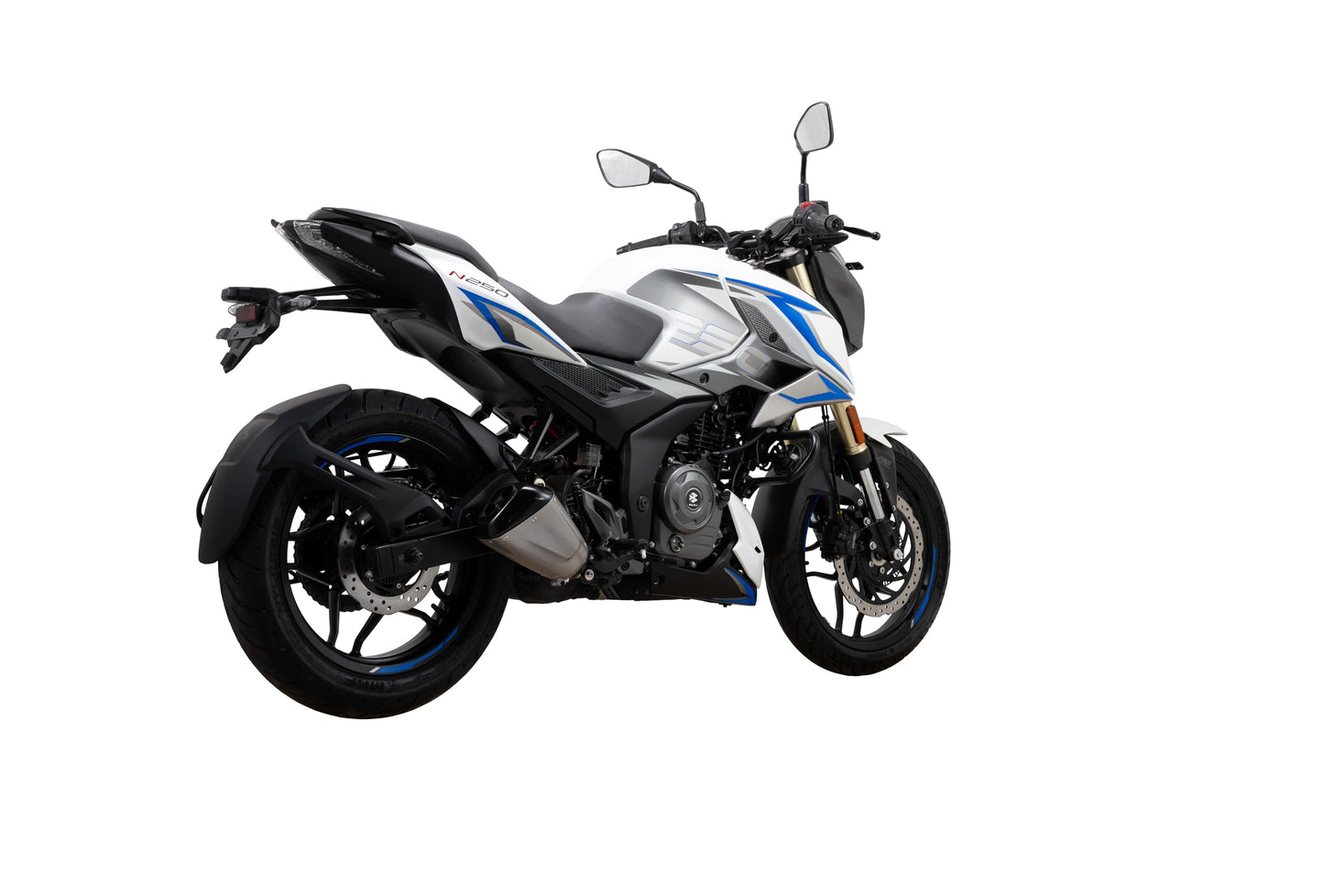 Bajaj Pulsar N 250 UG Motorbike/Motorcycle | Pearl Metallic White booking for Ex-Showroom 